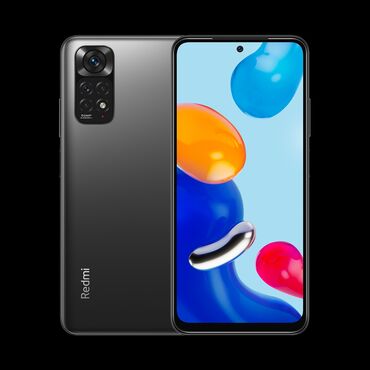 самсунг нот 11: Xiaomi, Redmi Note 11, Колдонулган, 128 ГБ, түсү - Кара, 2 SIM