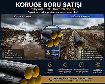 damlama boruları: Koruge (koruge) borular – yağış və drenaj sularının idarəsi üçün — 1