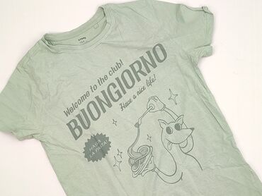 czerwona koszula w kratę dla dziewczynki: T-shirt, SinSay, 13 years, 158-164 cm, condition - Very good