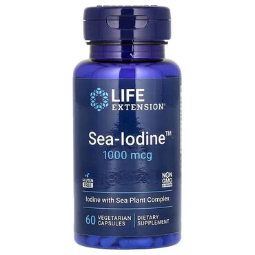 devit 3 qiyməti: Life Extension, Sea-Iodine, 1,000 mcg Yod – orqanizm üçün vacib
