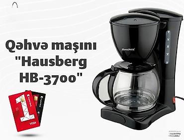 qehve bisiren: Qəhvə maşını "Hausberg HB-3700"Hausberg Kofe Bisiren HB-3700 🔹 Yüksək — 1