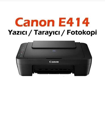 kompüterlər notbuk: Rəngli Printer Canon E414