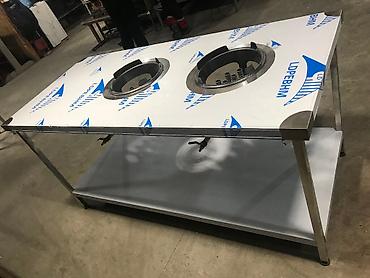 Печи, плиты: Горелка для вока со столом — 13