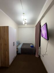 сдается квартира 6 микрорайон: 6 бөлмө жана андан көп, Душ кабинасы, Жаздык, жууркан-төшөк каптары, Кондиционер