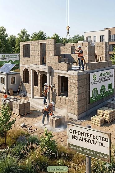 Арболитовые блоки для строительства домов и перегородок - Материал