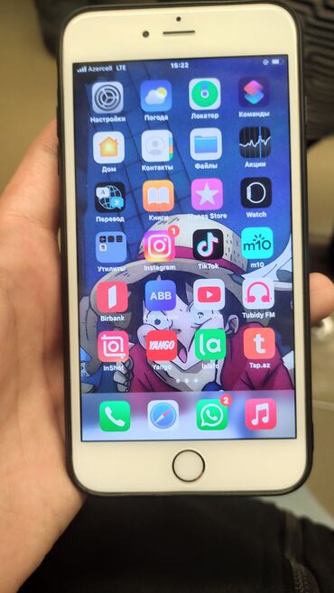 irşad telecom iphone 8 plus: IPhone 6s Plus, 64 GB, Rose Gold, Zəmanət, Barmaq izi, Simsiz şarj