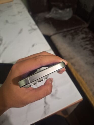 айфон 16 про макс в бишкеке: IPhone 15 Pro, Колдонулган, 256 ГБ, White Titanium, Коргоочу айнек, Куту, 88 %