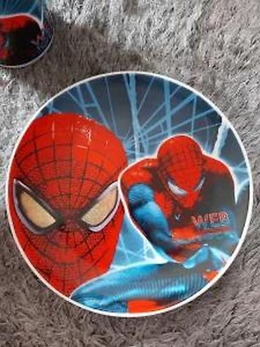 set posuđa za indukciju: SPIDERMAN TRODELNI KERAMICKI SET NOV SPAJDERMEN ZA DECU | Cene nisu — 7