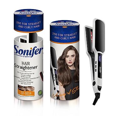sonifer buxarlı ütü: Məhsul №: 13568 Məhsulun adı: Saç üçün düzləşdirici Sonifer SF-9614 — 2