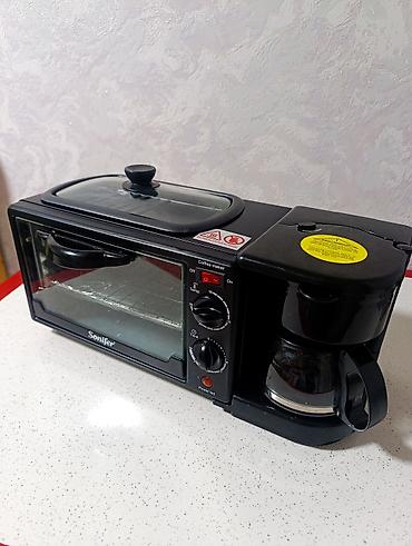 Sonifer SF-4004 3‑in‑1 Breakfast Maker Funksiyalar: - Mini soba