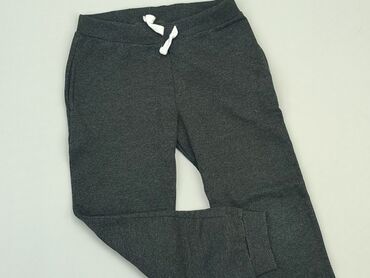 czarna koszula białe spodnie: Spodnie dresowe, 7 lat, 116/122, stan - Dobry