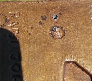 Stilske umetničke slike: Prof. ERVIN HUBER Bronza Bogorodice s detetom. Prof. Erwin Huber — 4