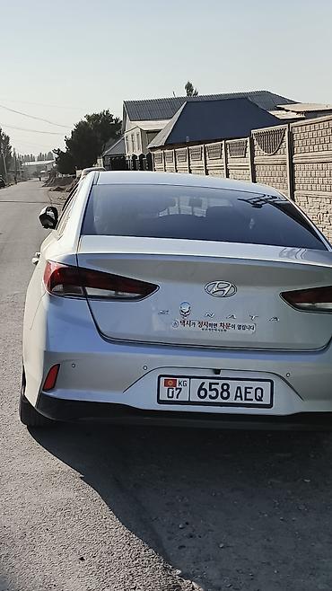 rx 2016: Аренда машина для такси !!!Hyundai Sonata, серебристый седан — 3