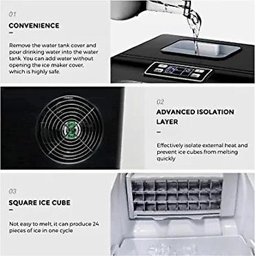 Оборудование для ресторанов, кафе: Buz aparatı Buz aparati buz aparatı buz makinesi ice maker HZB-20F 20 — 2