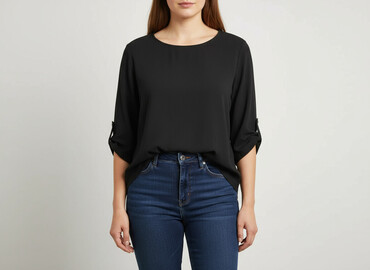 bluzki w serek plus size: Жіноча блуза, розмір 2XL