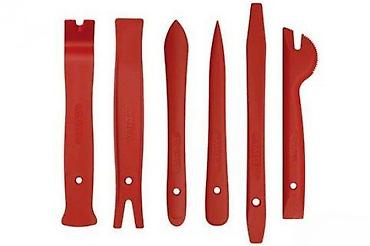 Alati za automobile: Set plastičnih alata za demontažu obloga i plastikâ – 6 delova - — 1