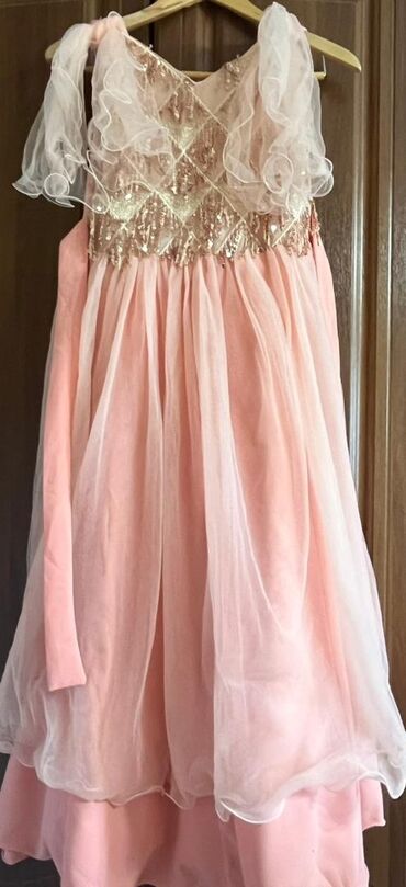 вечернее розовое платье: Вечернее платье, Длинная модель