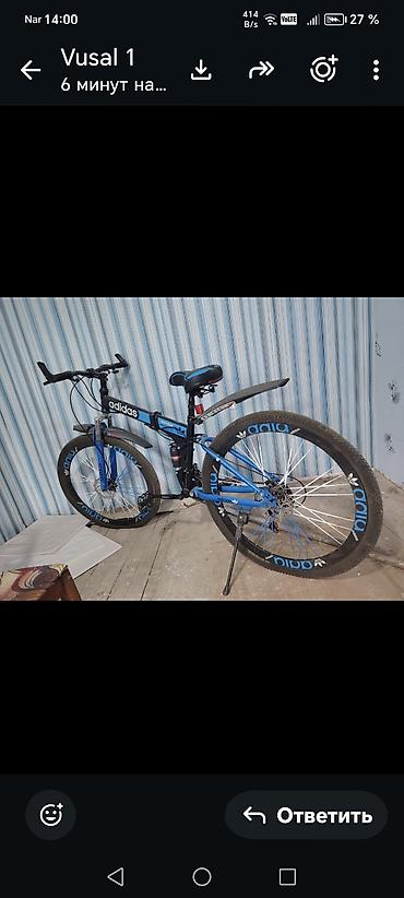 vesebet 28: Velosiped – şəhər və yüngül off-road üçünty - Rəng: mavi-qara — 2