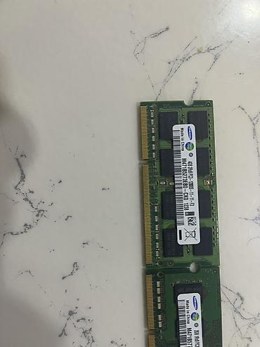 ddr4 8gb ram notebook: Operativ yaddaş (RAM) Samsung, 4 GB, 1600 Mhz, DDR3, Noutbuk üçün, İşlənmiş — 3