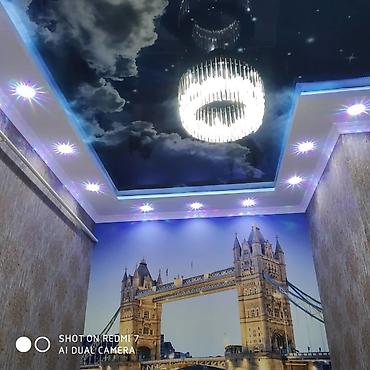 Натяжной потолок: Натяжной потолок Матовое, 3D потолки, Глянцевое Бесплатный замер, Гарантия, Монтаж at lalafo.kg — 21 Натяжной потолок: Натяжной потолок Матовое, 3D потолки, Глянцевое Бесплатный замер, Гарантия, Монтаж — 21