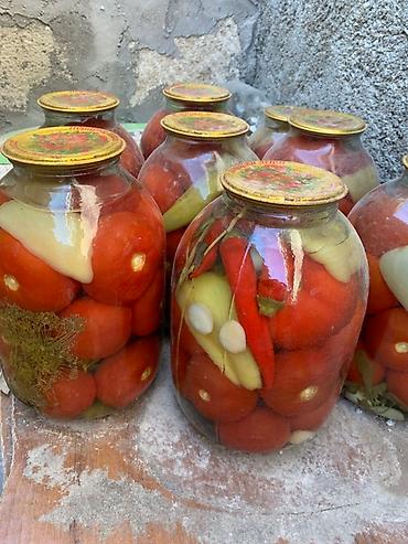badimcan tursusu: Acılı pomidor turşusu 3 kq — 1