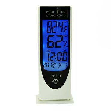 ayin tarixi: Termometr HTC-8 Sensirlu İşıqlı termometr Otaq termometri Temperatur