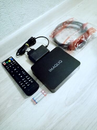 Модемы и сетевое оборудование: IMAQLIQ Q-Box интернет приставка IPTV нового поколения с поддержкой