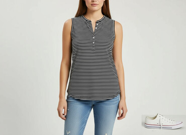 t shirty basic hm: Primark, Футболка жіноча, розмір S