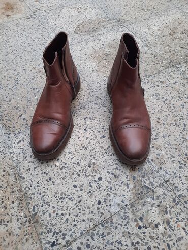 Botinkalar: GREYDER kişi ayaqqabısı – dəridən qışlıq/yarımboğaz model salam — 6