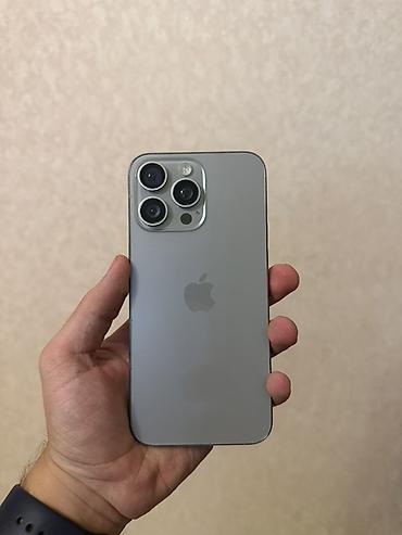 IPhone 15 Pro Max, 256 GB, Gümüşü, Face ID