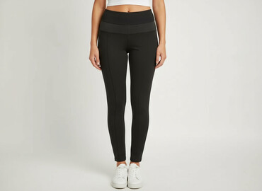 legginsy i top damski: Leggings, Legginsy Eleganckie damskie, rozmiar S