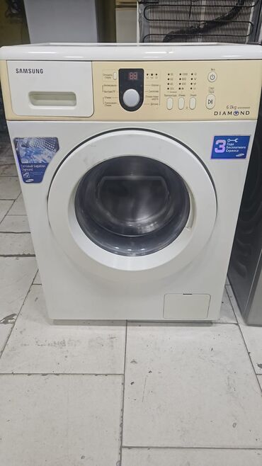 Paltaryuyan maşınlar: Paltaryuyan maşın Samsung, 6 kq, Avtomat, Qurutmasız, Kredit yoxdur
