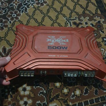 аудио конвертер: Sony Xplod 500W avtomobil gücləndiricisi - Model: XM-504Z (üzərində