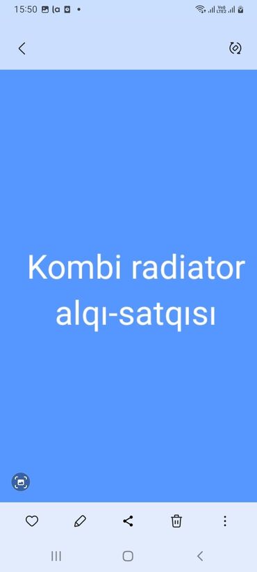 kombi satışı: Kombilər