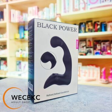 интимные магазин: BLACK POWER Вибростимулятор простаты - интимный девайс для мужчин