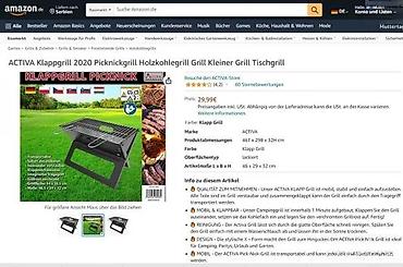 menta sadnice: ACTIVA Klappgrill Picknick – sklopivi roštilj na ugalj - Kompaktan i — 4