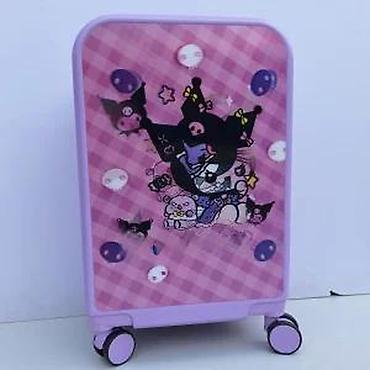 Rančevi, torbe i koferi: Dečji kofer na točkiće – Kuromi dizajn, ljubičasti - Šarmantan kofer — 15