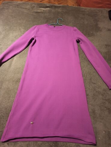 cos haljine 2022: S (EU 36), color - Pink, Other style, Long sleeves