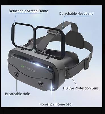 video kaset: VR SHINECON SC-G13 virtual reallıq eynəyi Xüsusiyyətlər: - Smartfon — 2