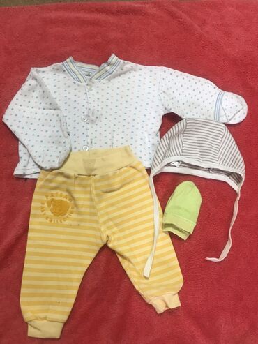 одежда для новорождённых: Комплект, Колдонулган