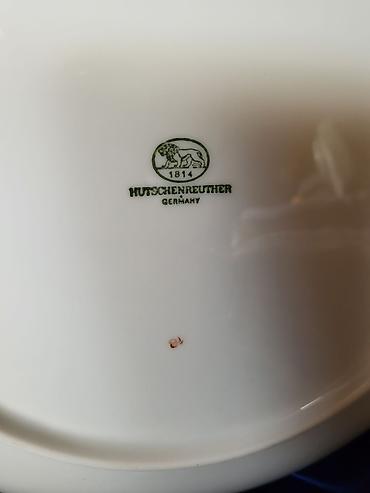 paviljoni forma ideale: Tanjir 1969g.Hutschenreuther porcelan Nemacka. Tanjir bez — 9