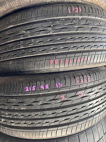 Шины: Шины 215 / 45 / R 17, Б/у, Пара, Легковые, Bridgestone — 1