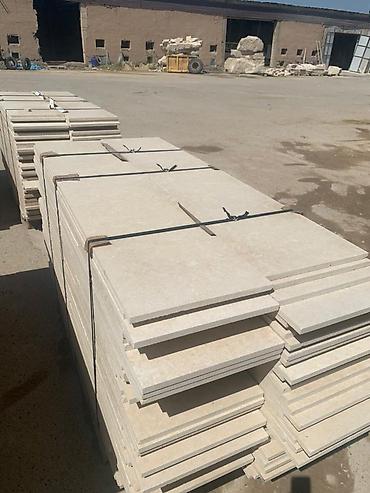 Фасадные плиты Сары-Таш (Травертин): Сарыташ 2 слой Таш камень облицовочный камень сарыташ — 6