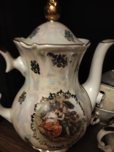 Mətbəx aksesuarları: Çay dəsti, Farfor, Madonna, 6 nəfərlik, Almaniya