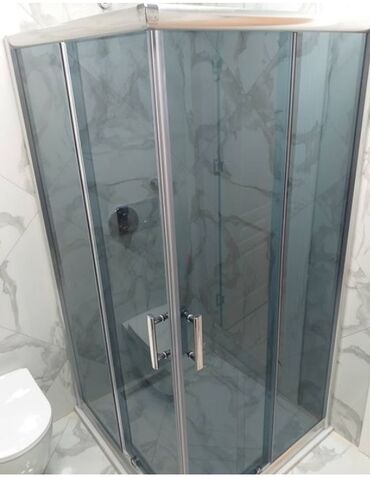 Duş kabinaları, arakəsmələr: Yeni Üstü açıq kabina, Düzbucaqlı, Ödənişli çatdırılma — 29