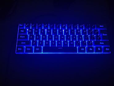 macbook pro: Kompakt RGB işıqlı mexaniki klaviatura - 60% lay-out: ox blokusuz — 2