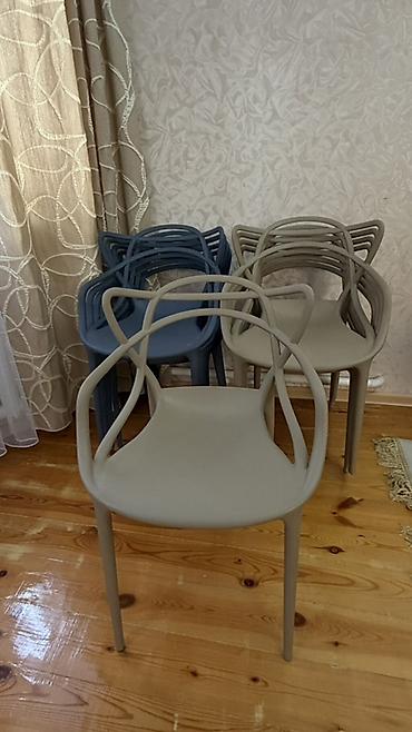 стульчик ikea: Пластиковый стул, Новый, Самовывоз, цвет - Серый — 3