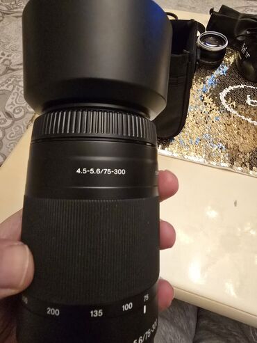 Obyektivlər və filtrləri: Sony tele-zoom obyektiv – SAL75300. Təcili Sony 75-300mm f/4.5-5.6 — 2