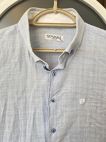 pull and bear: Köynək, XL, rəng - Mavi — 3
