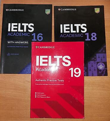 Testlər: Cambridge IELTS Academic 16, 18 və 19 kitabları. İstifadə olunmuş — 1